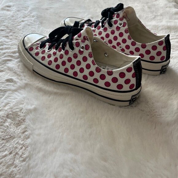 Converse All Star Chuck Taylor Low Smiley Sneakers - Picture 4 of 6